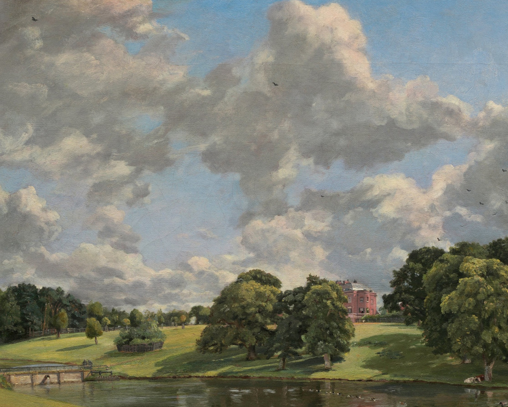 John Constable. Park Wivenhoe, Essex. Snippet: across the river