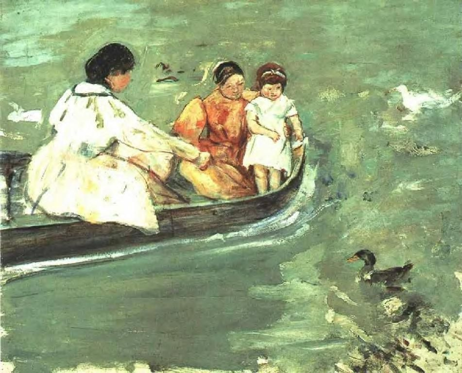 Mary Cassatt. On the water