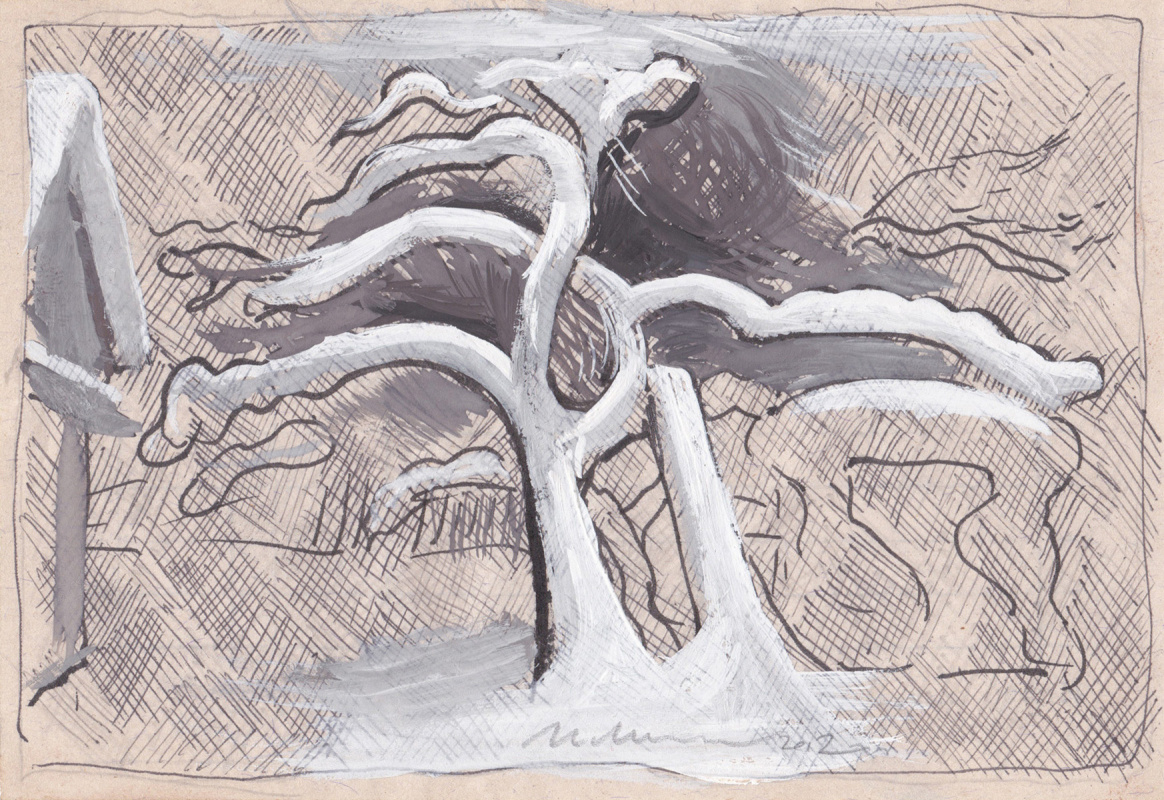 Igor Vladimirovich Mashin. Winter. Sketch