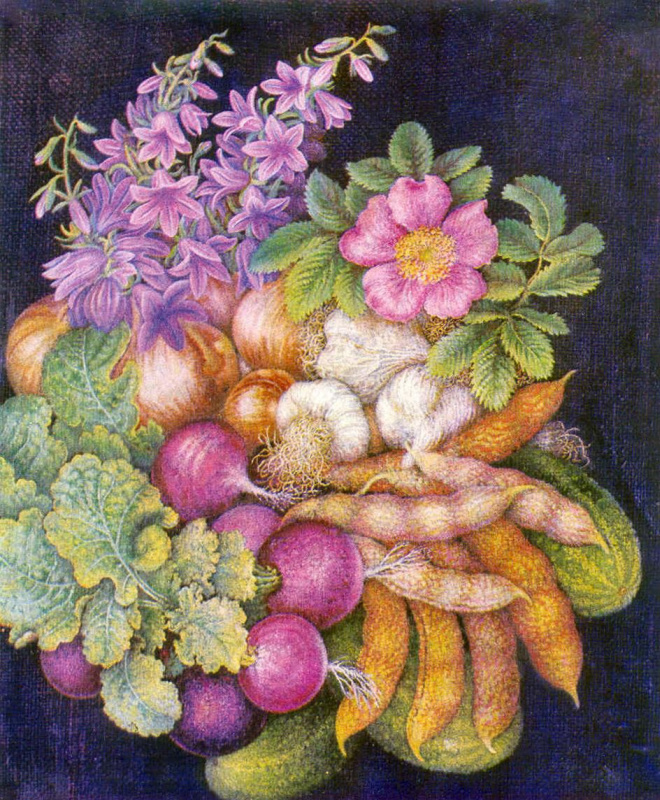 Kateryna Vasylivna Bilokur. Vegetables