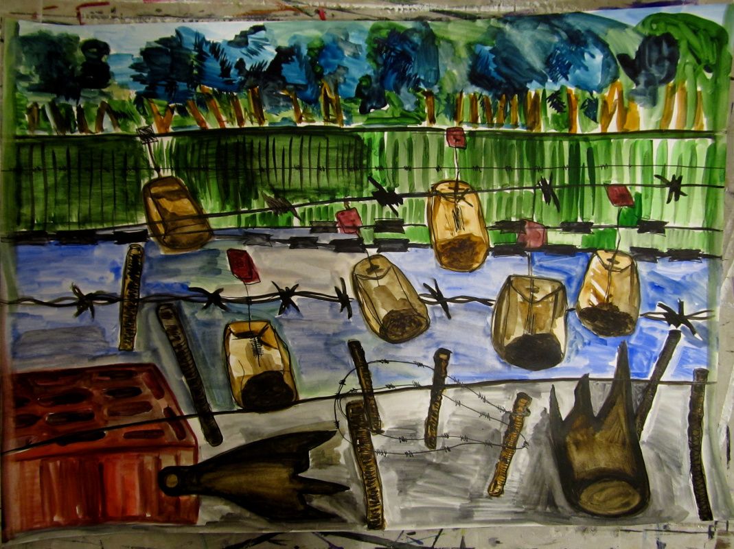 Petr Borisovich Generalov. Landscape with tea bags