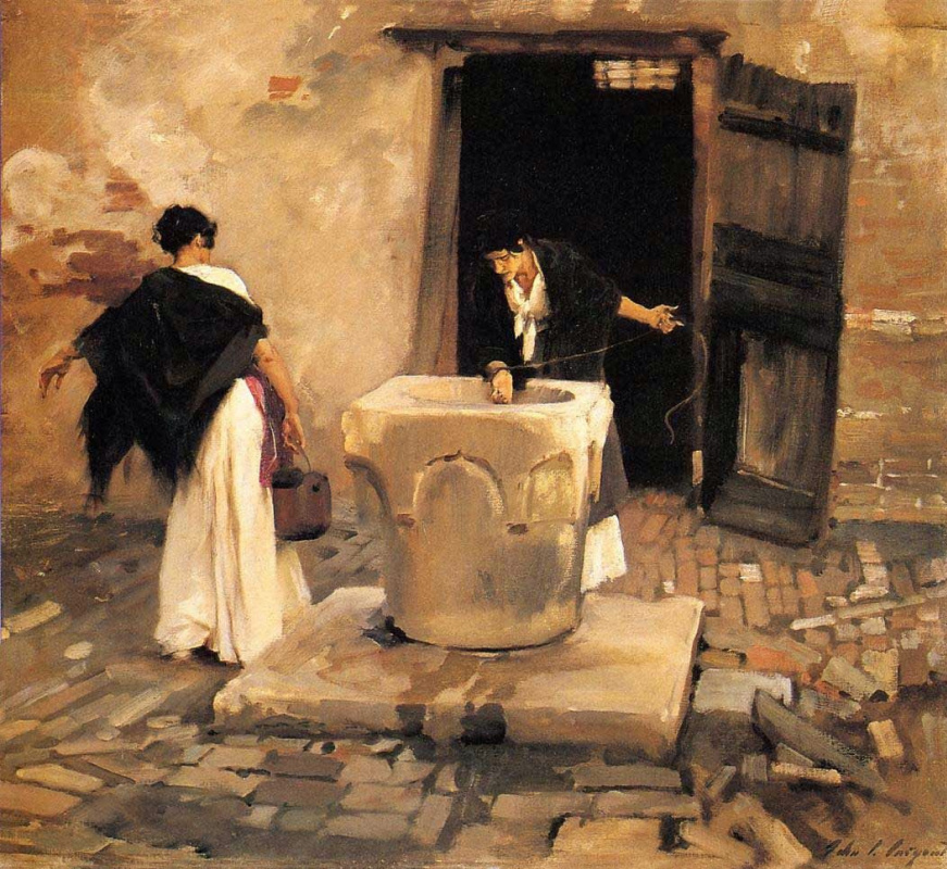 John Singer Sargent. A well in Venice