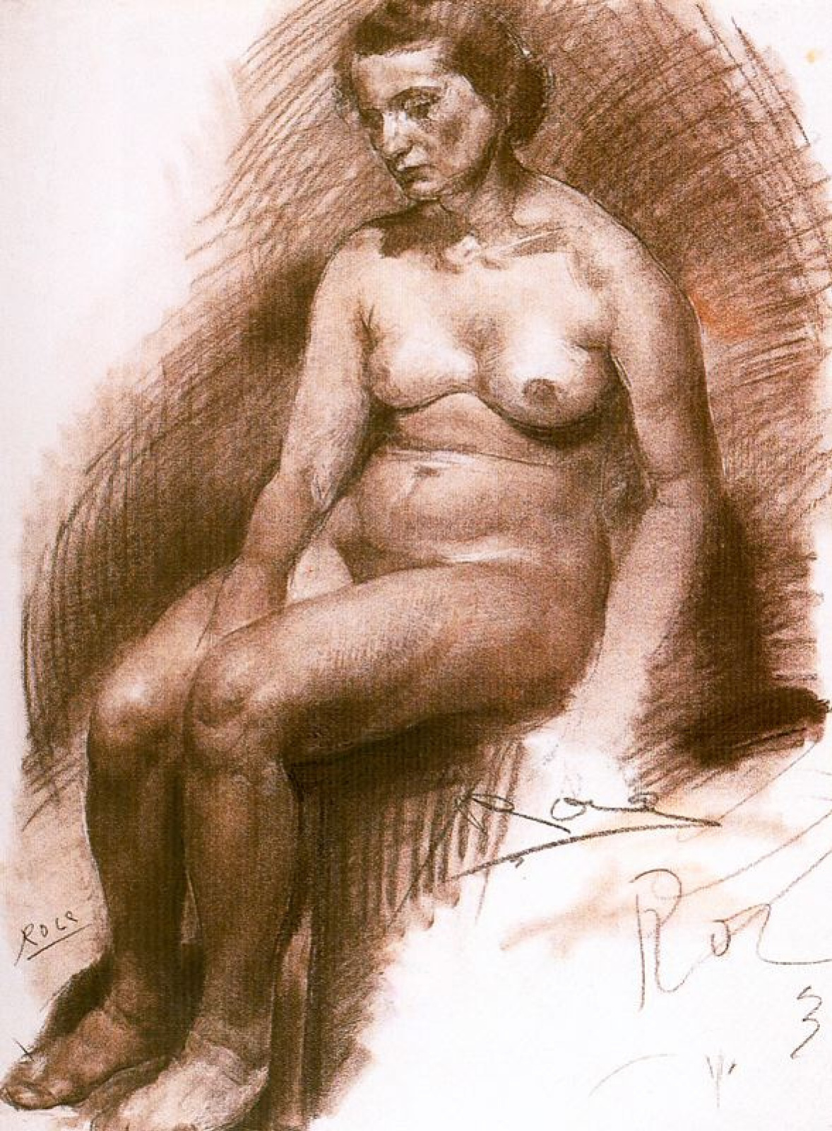 Рисунок полуголой девушки карандашом (47 фото)