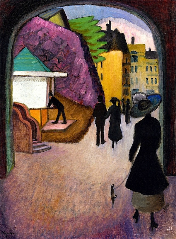 Gabriele Münter. May evening in Stockholm