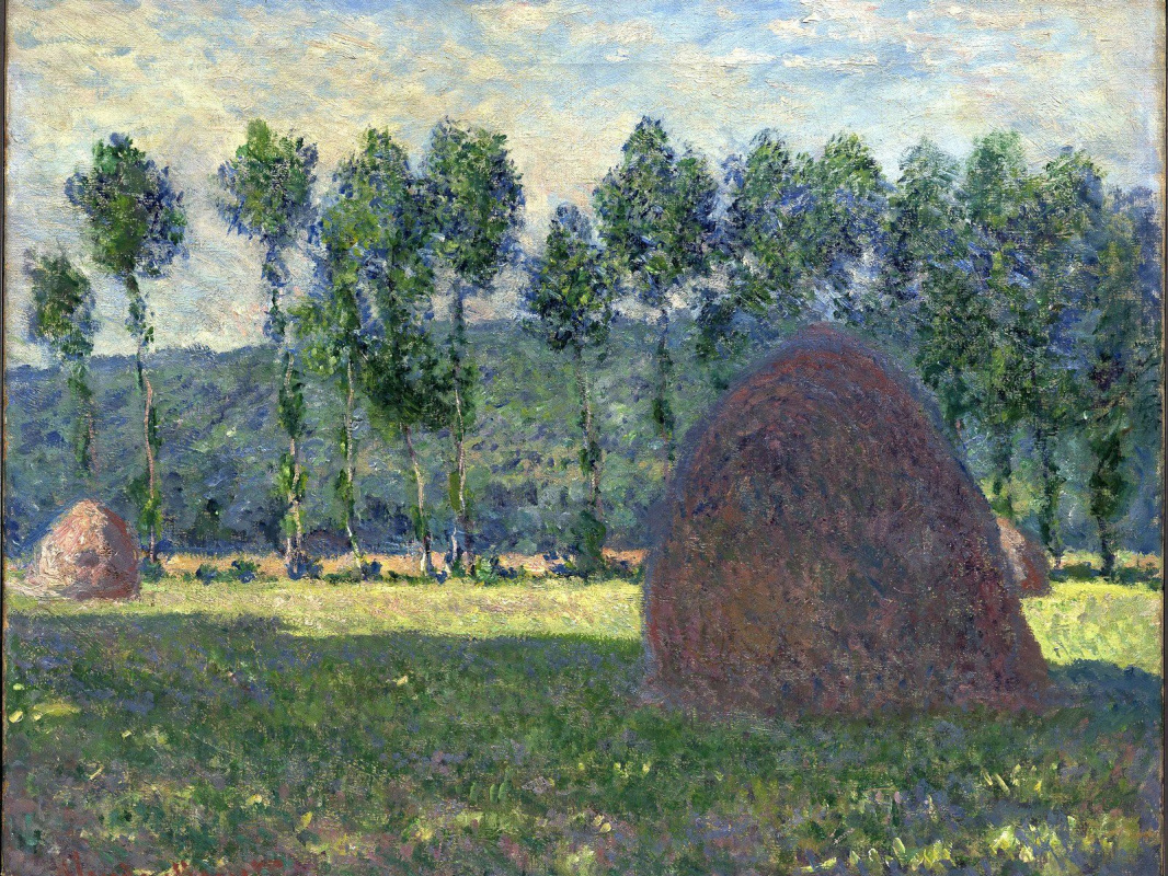 Claude Monet. Haystack at Giverny