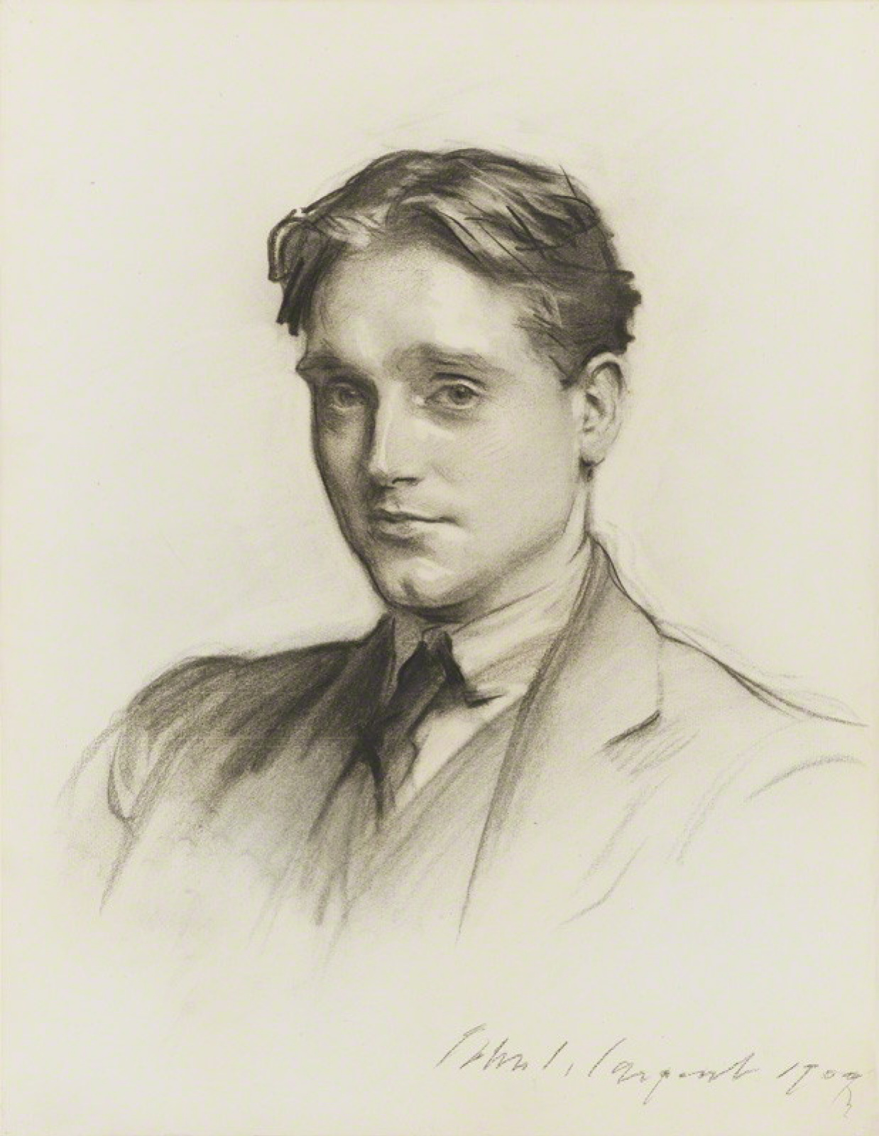 Portrait Of Harley Granville Barker 1900 48 62 cm by John Singer