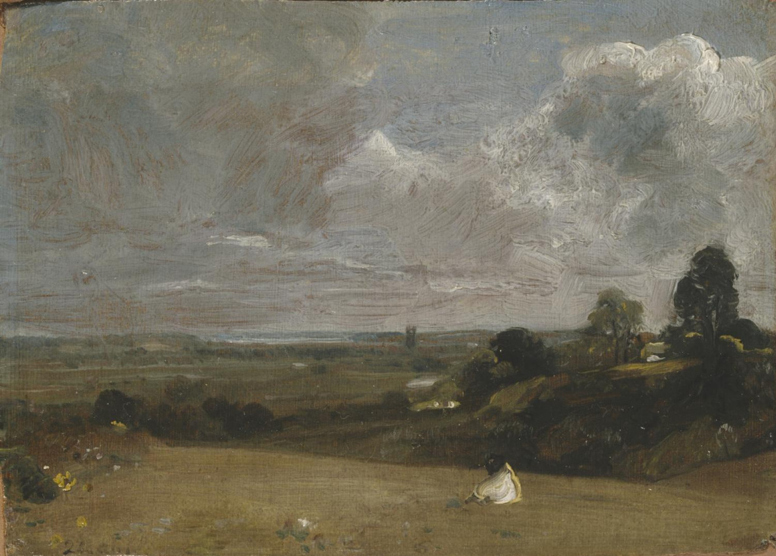 John Constable. Dedham. The view from the side of Landham