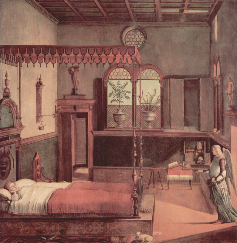 Vittore Carpaccio. The series of paintings the life of St. Ursula, sleep Holy