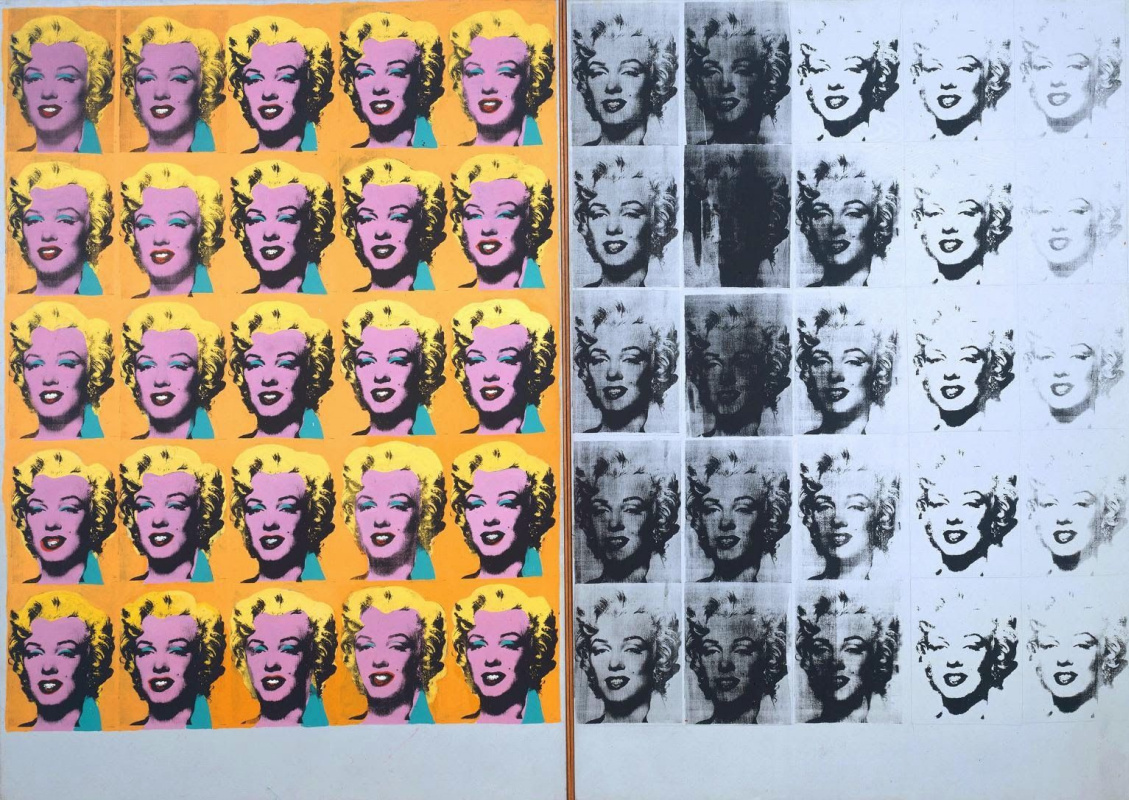 Andy Warhol. Diptych Marilyn