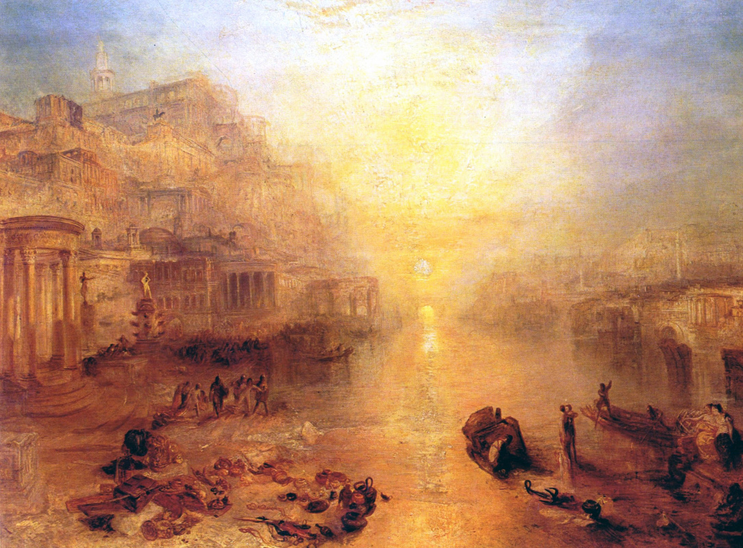 Joseph Mallord William Turner. Ancient Italy Ovid banished from Rome