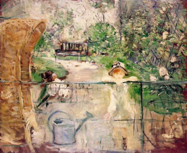 Berthe Morisot. Straw chair