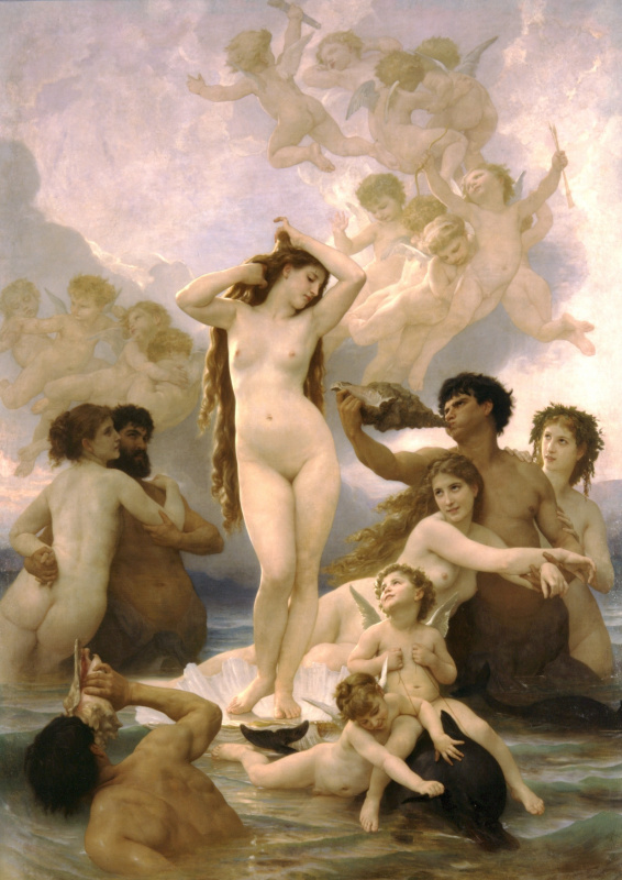 William-Adolphe Bouguereau. The Birth Of Venus
