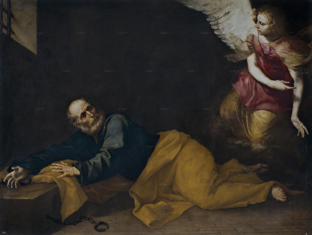 Jose de Ribera. The liberation of St. Peter