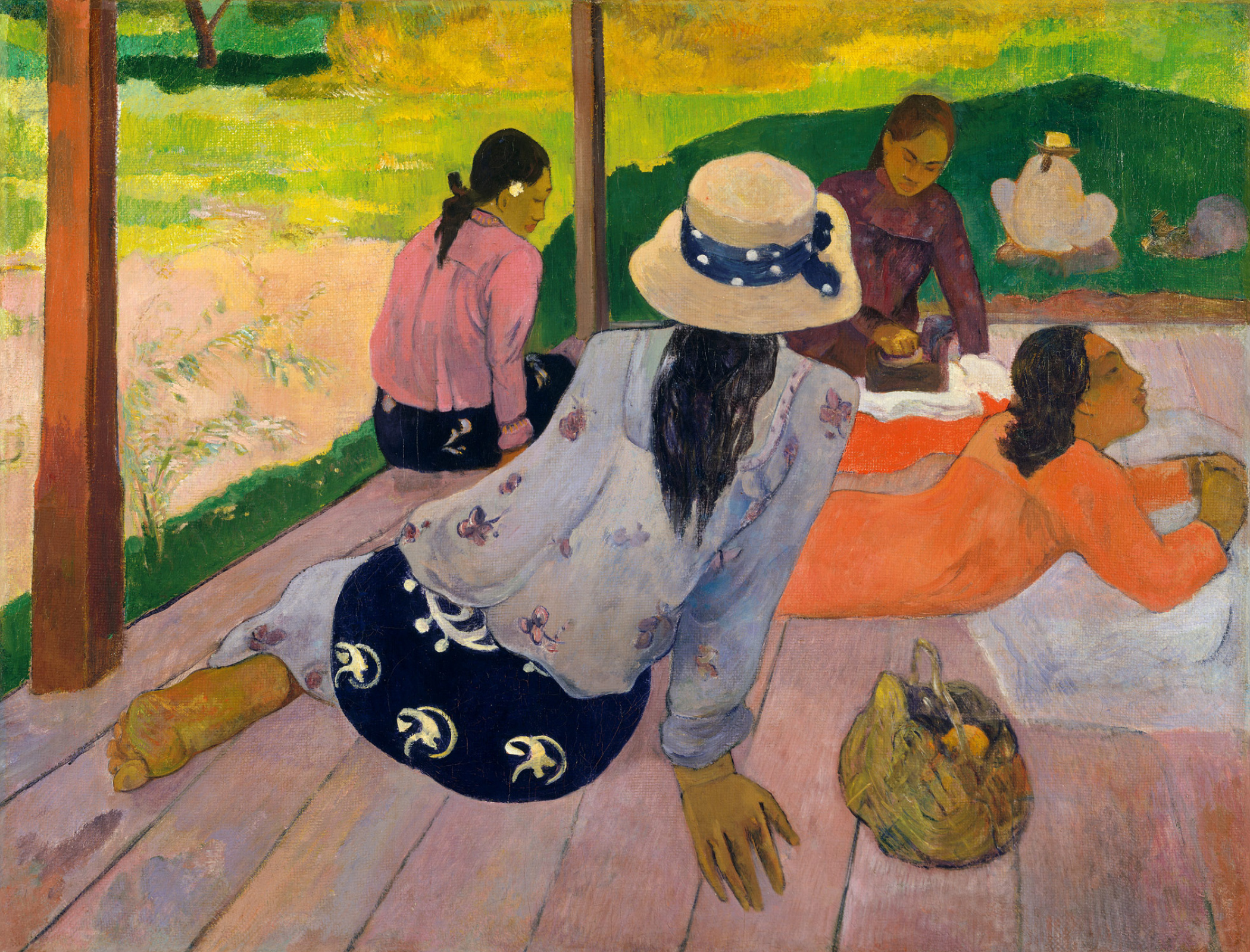 the siesta paul gauguin