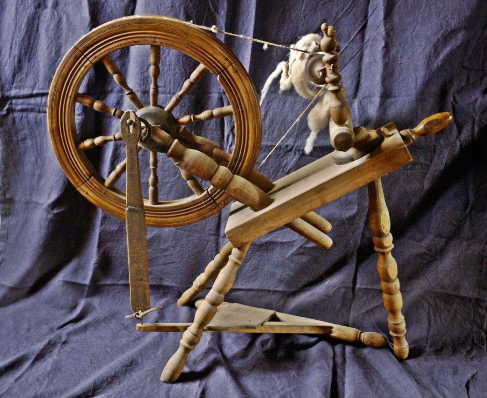 Unknown artist. Spinning wheel