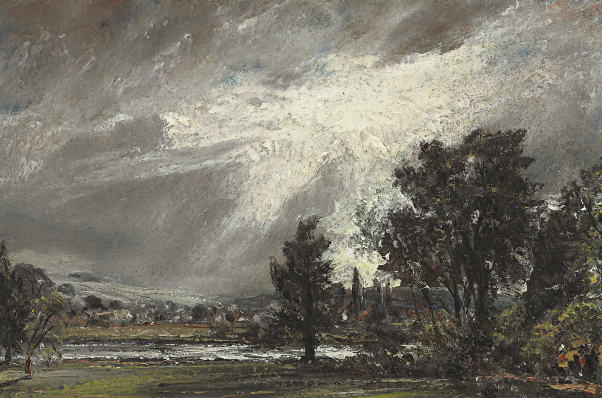 John Constable. Landscape in Salisbury