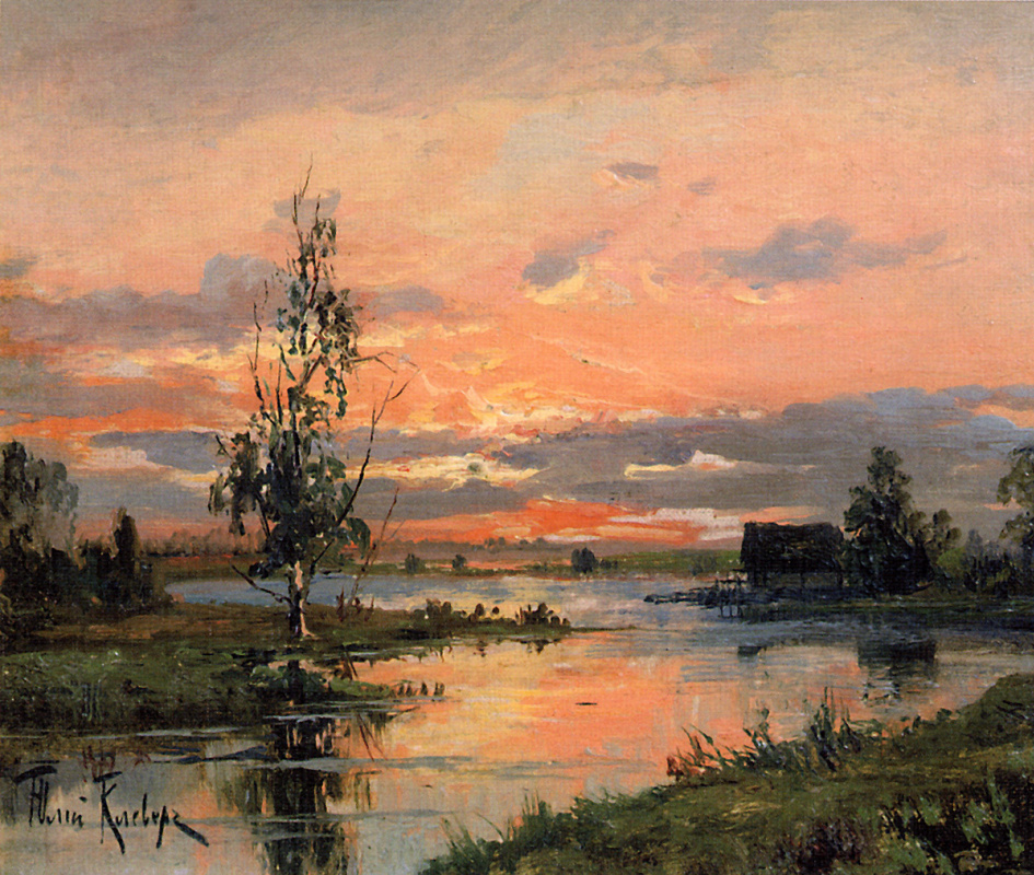 Julius Klever. Sunset