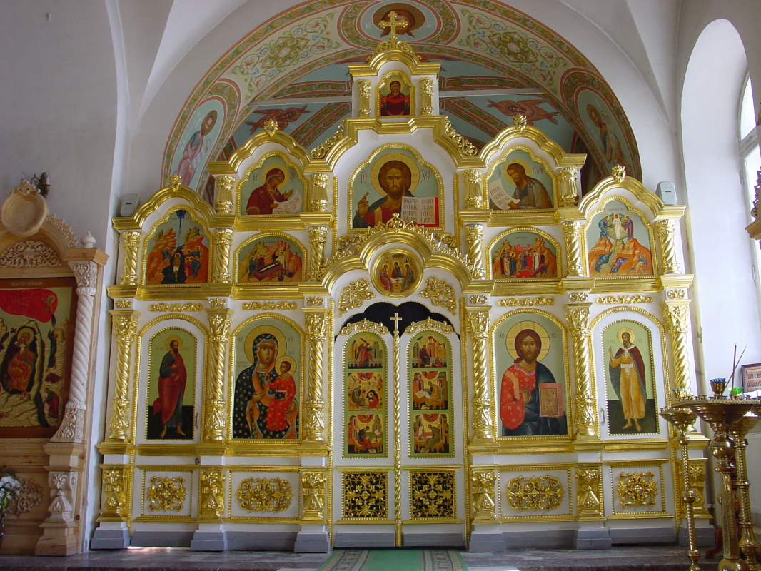 Igor Yurevich Drozhdin. Icons of the iconostasis of the Church of the Nativity in Mitino. The side chapel of Elijah the Prophet.