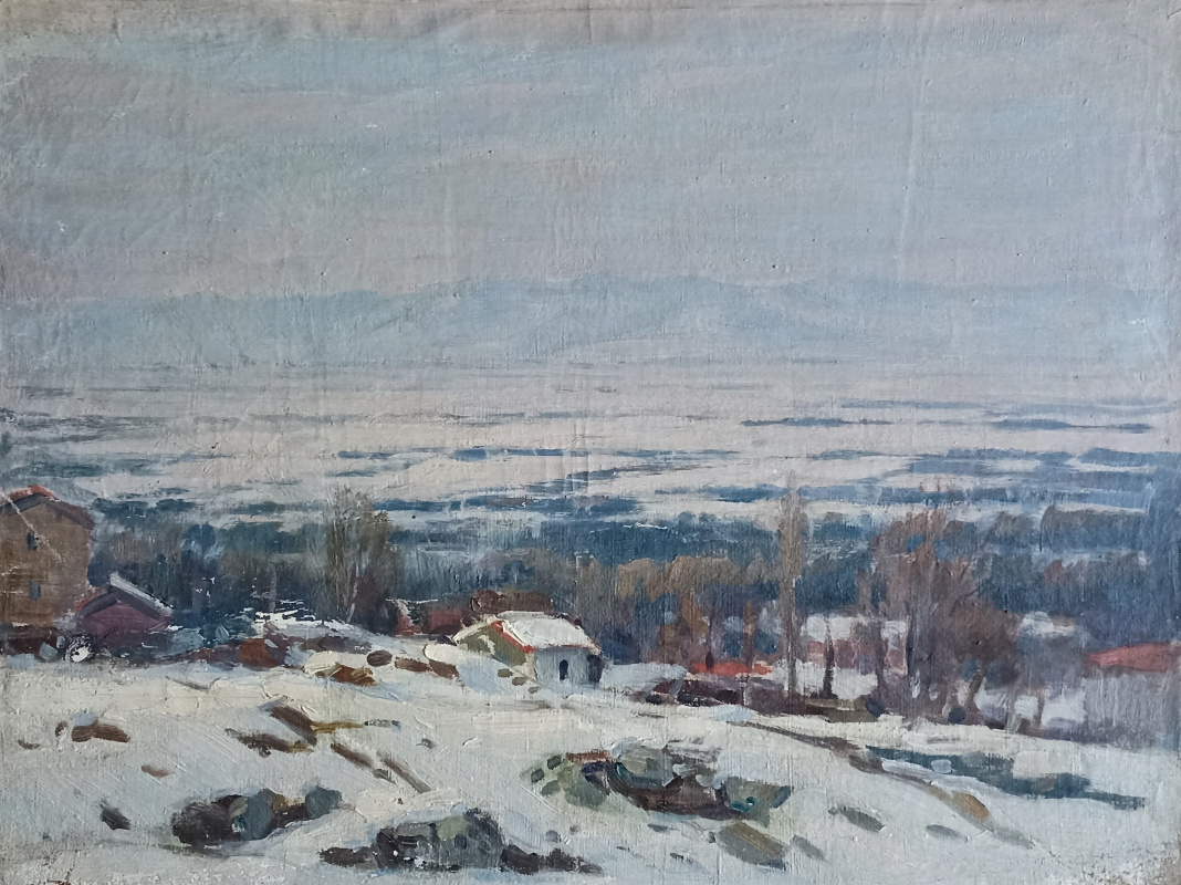 Boris Stepanovich Petrov. Winter landscape