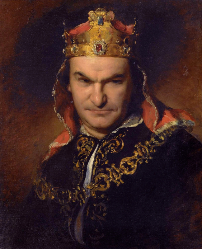 Friedrich von Amerling. Bogumil Dawison as Richard III