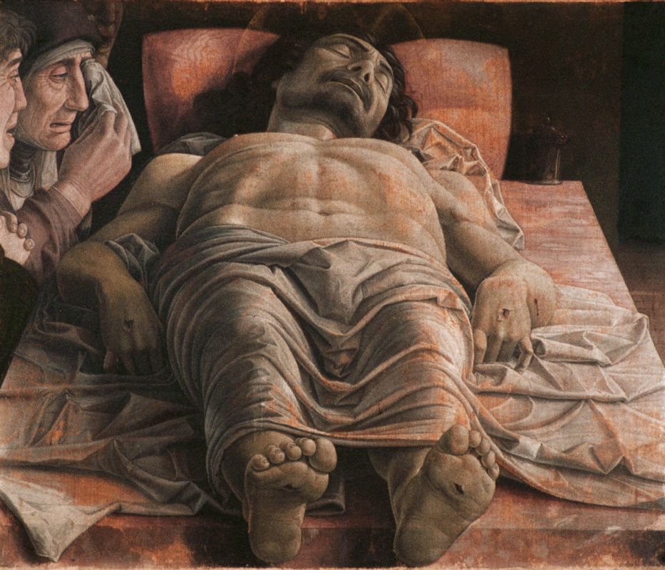 Andrea Mantegna. Toter Christus (Trauer um den toten Christus)