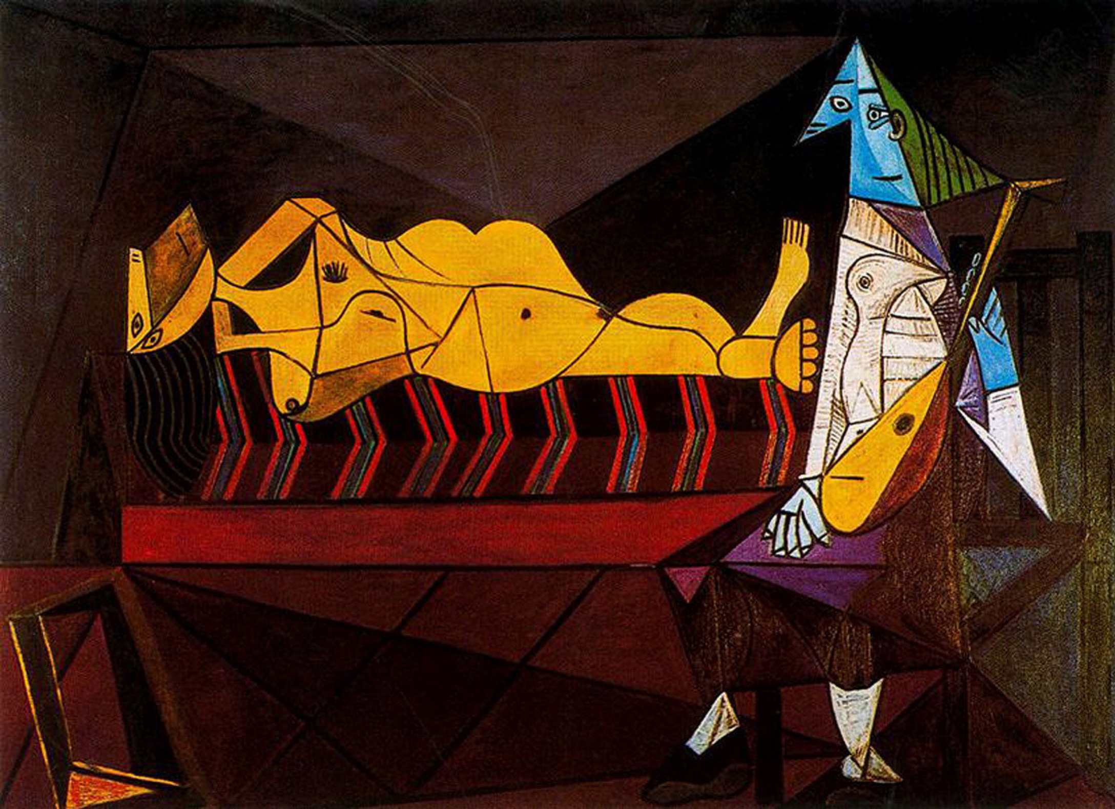 Pablo Picasso Naked woman, 1909, 81×100 cm: Description of the