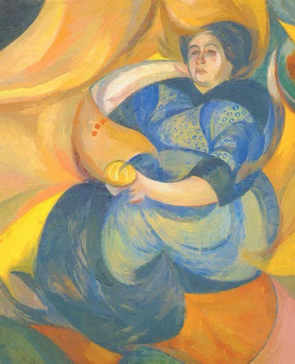 Alexander Konstantinovich Bogomazov. Female portrait