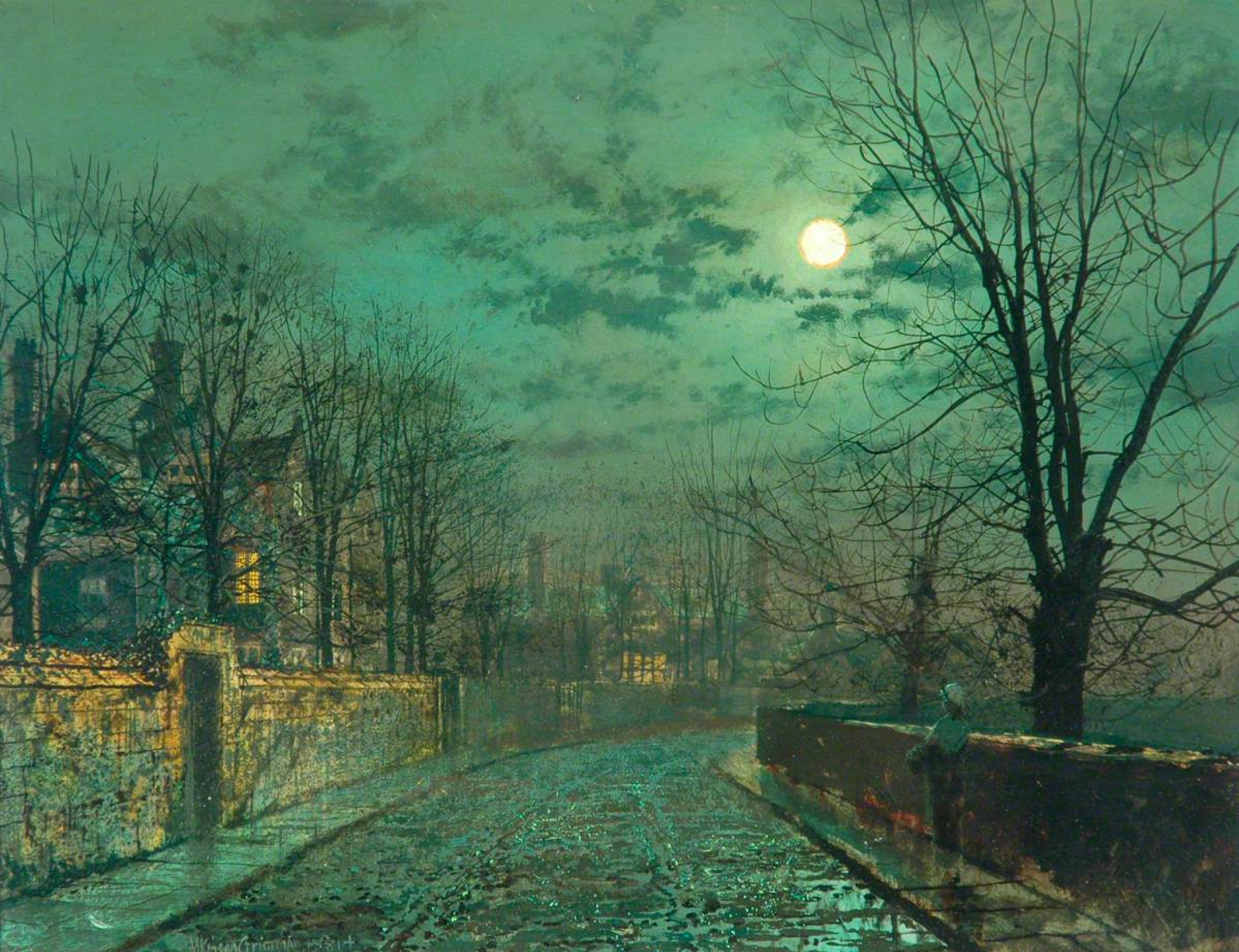 Plot 9, 1881, 45×34 cm by John Atkinson Grimshaw: History