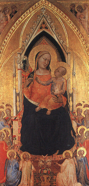 Bernardo Daddy. The virgin with the baby