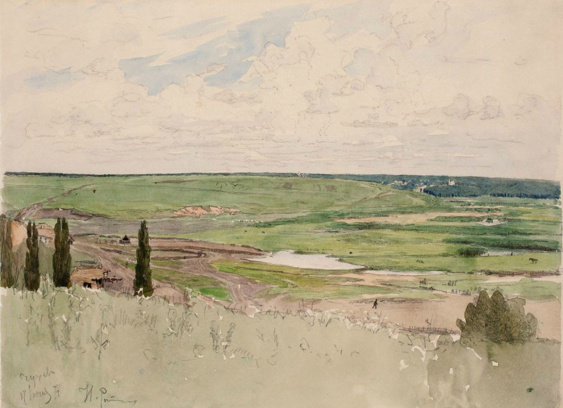 Ilya Efimovich Repin. Landscape near Chuguev