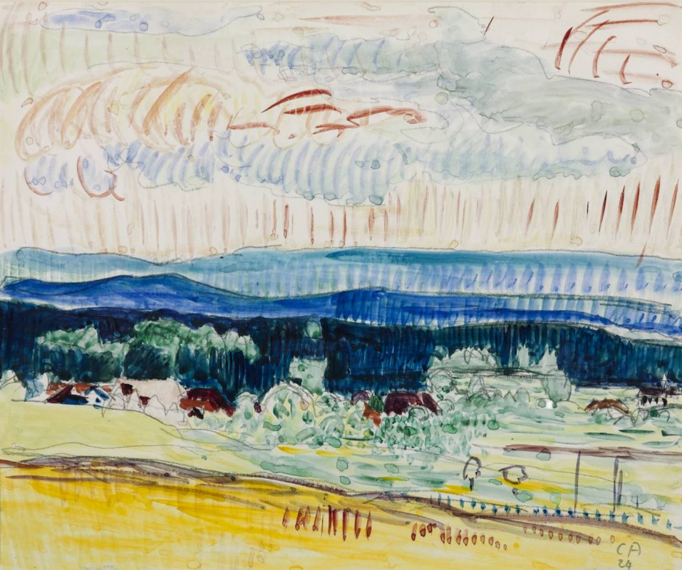 Cuno Amiet. Alpine landscape