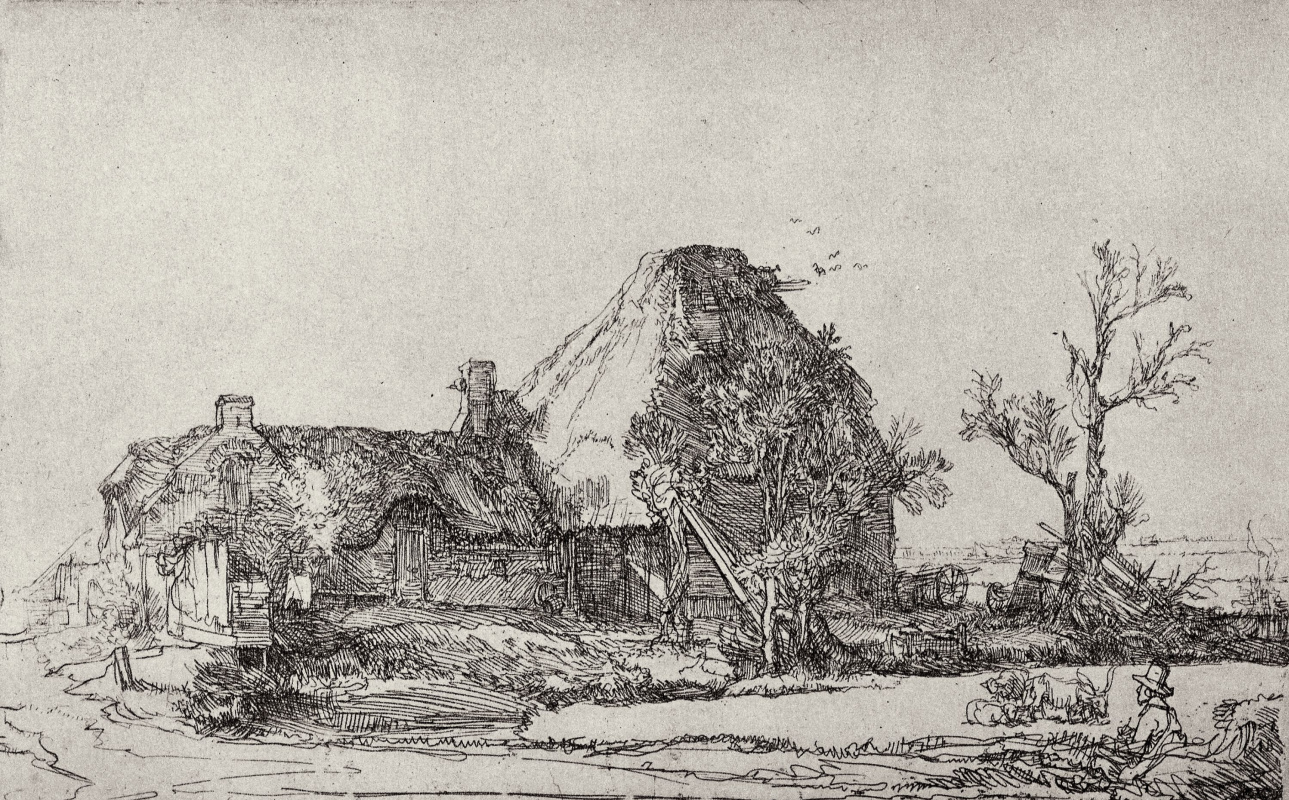 Rembrandt Harmenszoon van Rijn. Landscape with a draughtsman