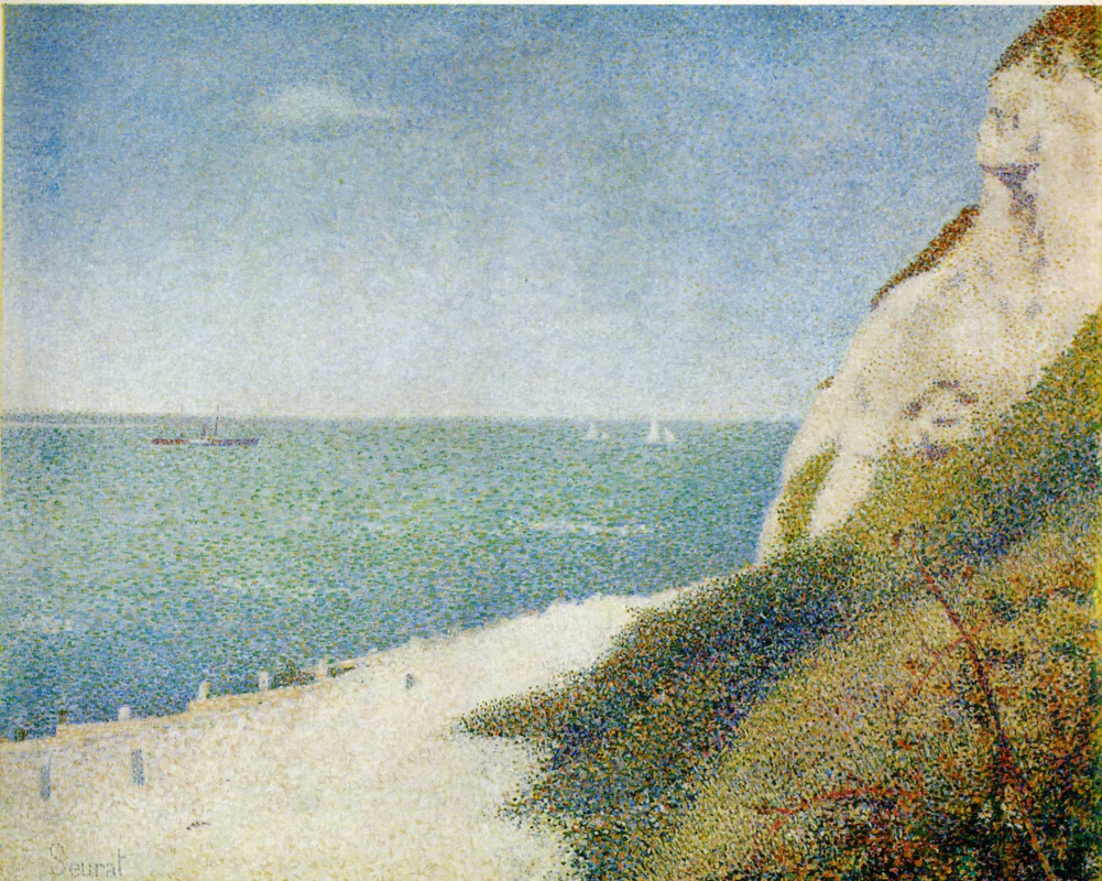 Georges Seurat. Beach "Bass - Butene" in Honfleur