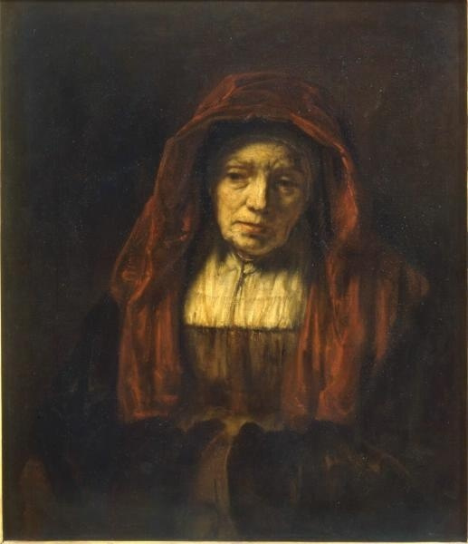 Rembrandt Harmenszoon van Rijn. Portrait of an old woman
