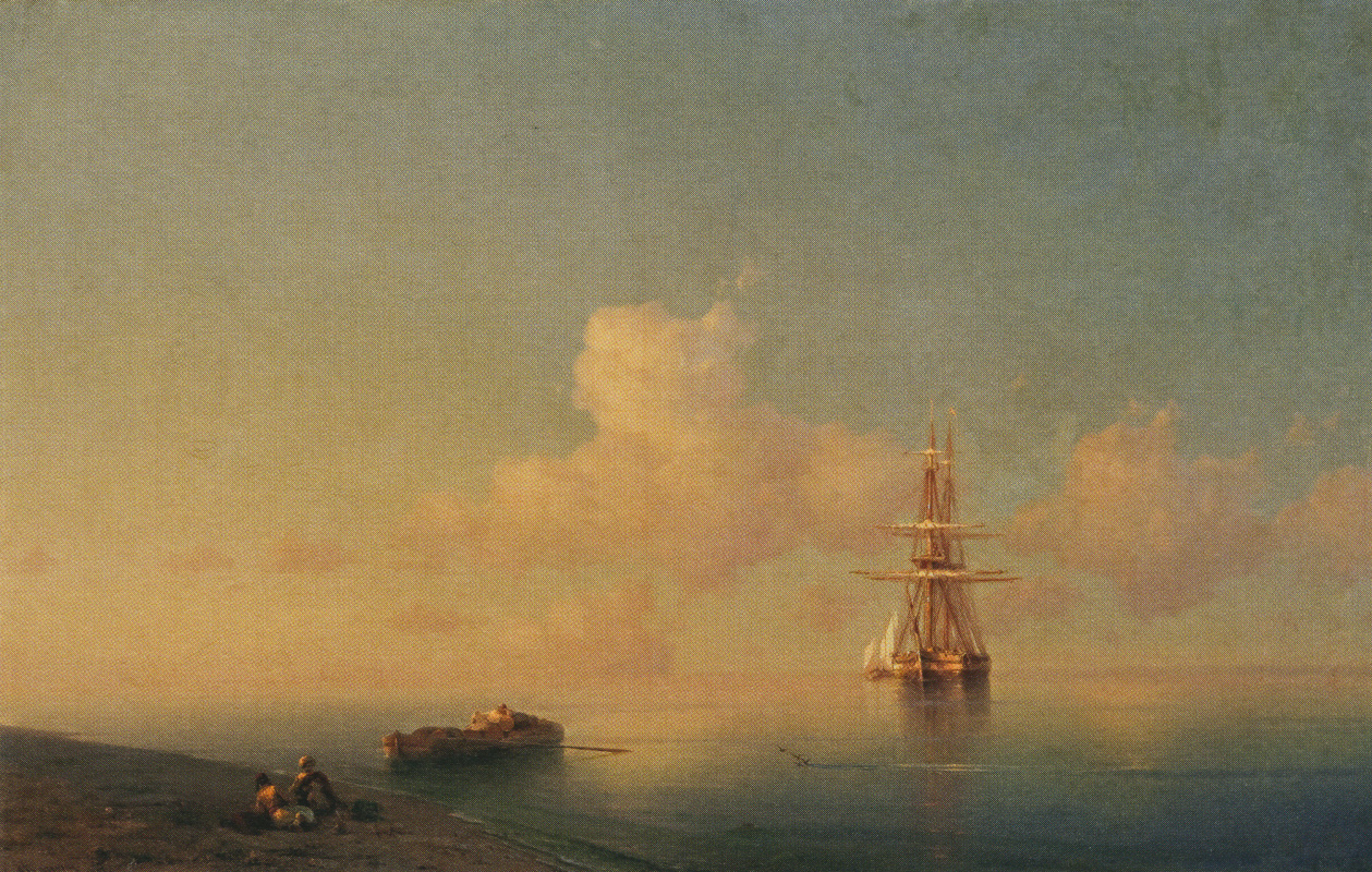 Ivan Aivazovsky. A quiet day on the Turkish coast