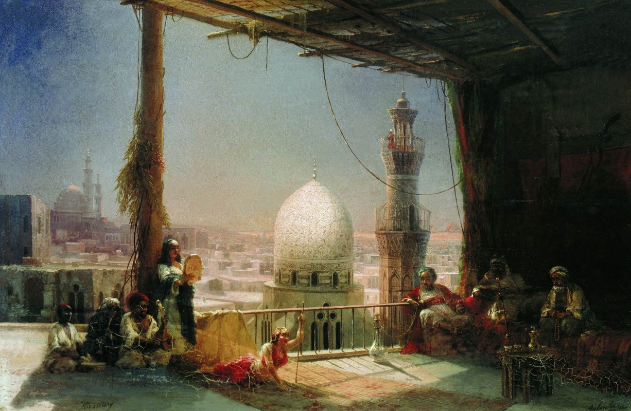 Ivan Aivazovsky. Scenes of Cairo life
