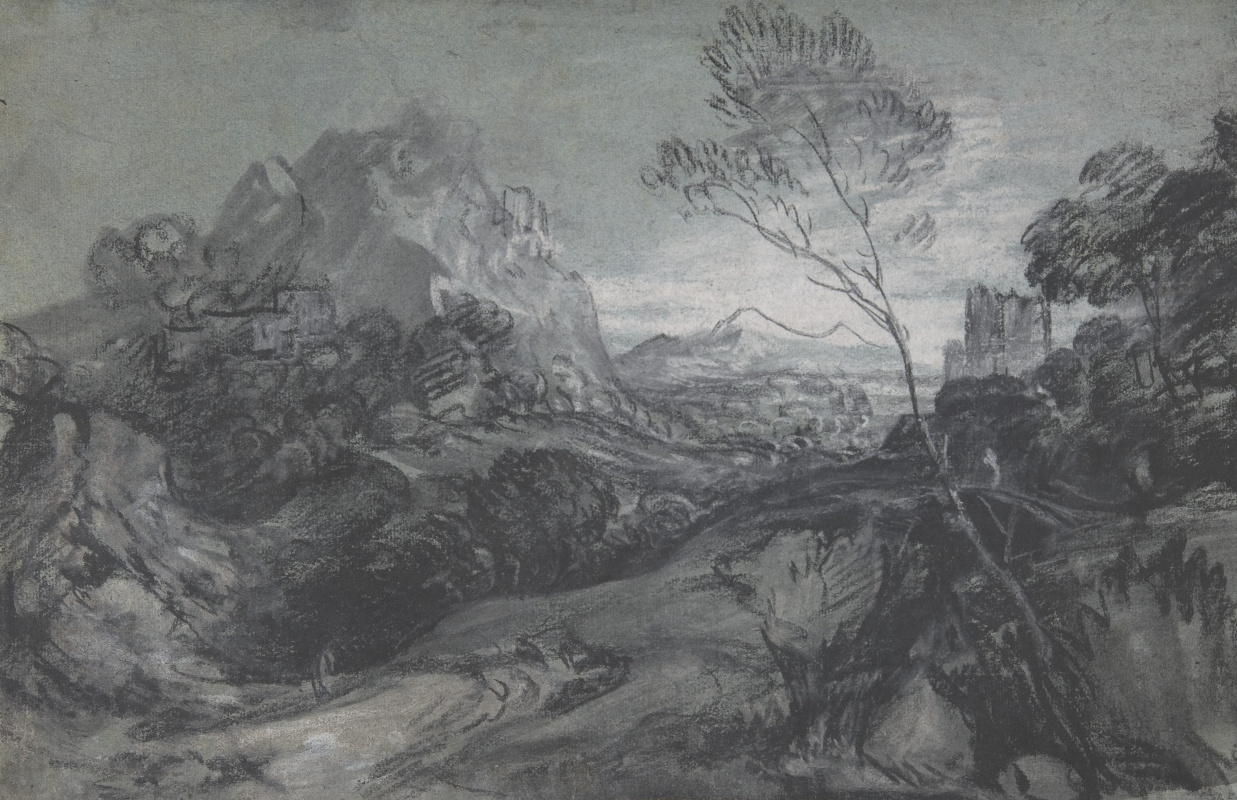 Thomas Gainsborough. Mountain landscape
