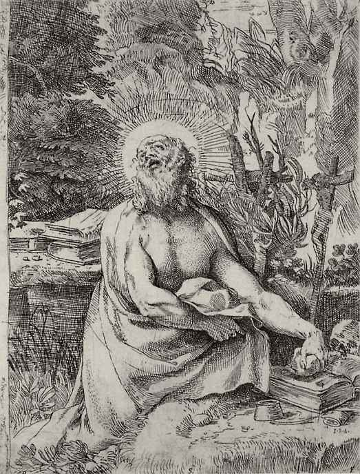 Annibale Carracci. Saint Jerome