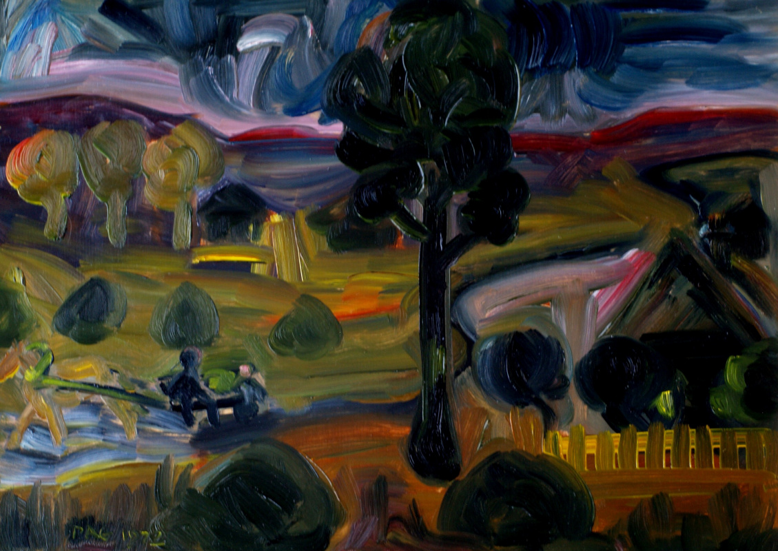 Alexander Ocher Kandinsky-DAE. Dawn in Ertegovo