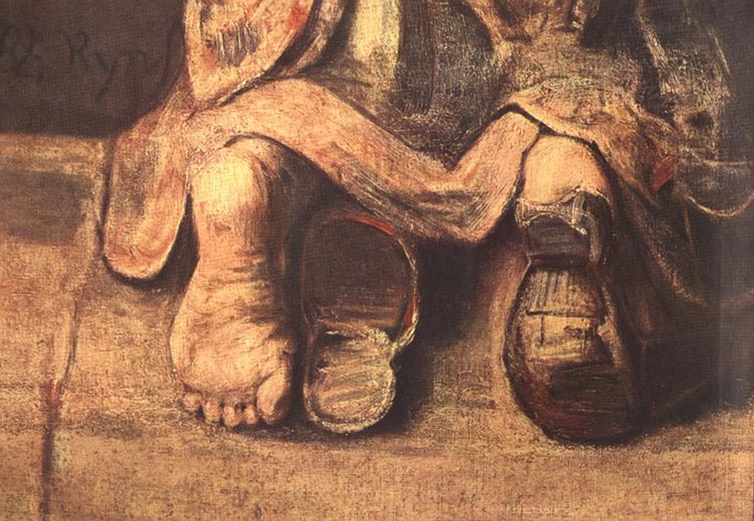 Emigrar pequeño Vamos Rembrandt Harmenszoon van Rijn Regreso del Hijo Pródigo, fragmento, 1668:  Descripción de la obra | Arthive