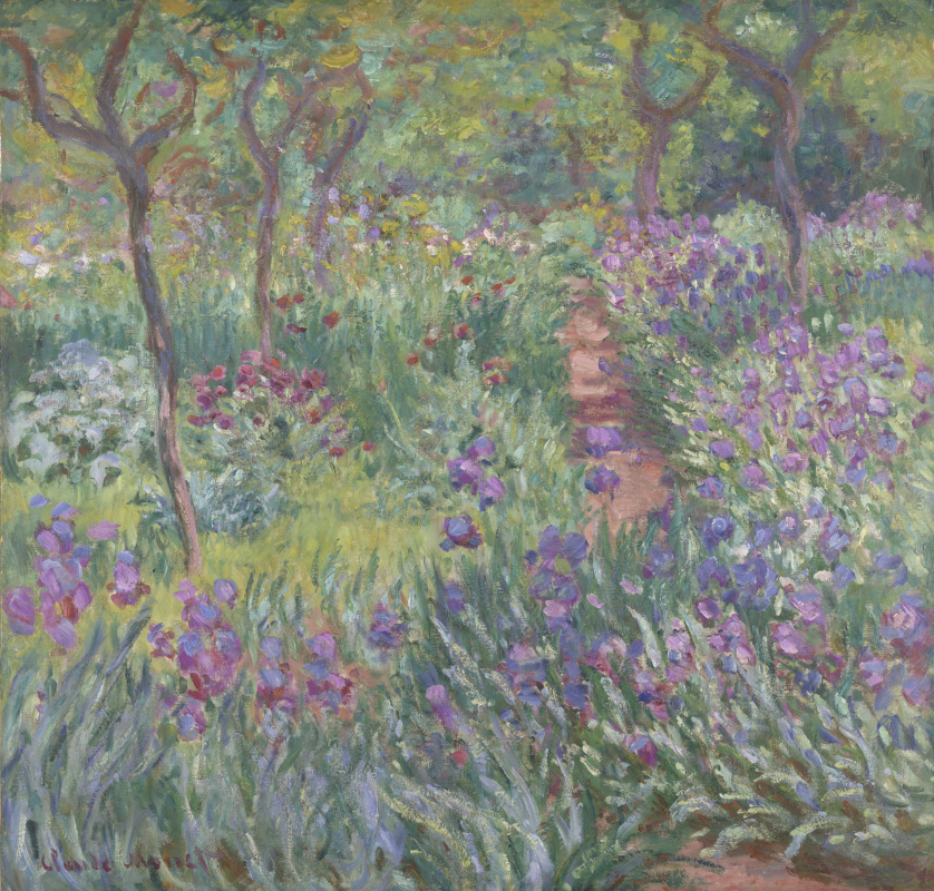 Claude Monet. The painter's garden in Giverny