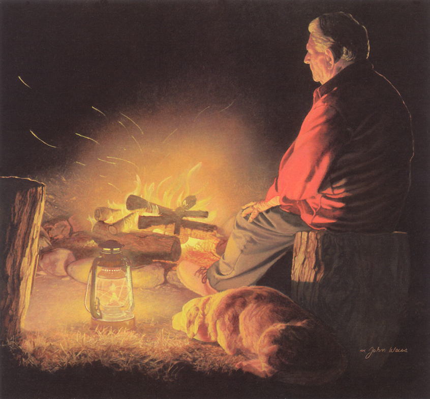 Картина верный. Джон Вейсс картины. Художник Джон Вайс. Картины Вайса и.а.. Джон Уайсс старик и собака.