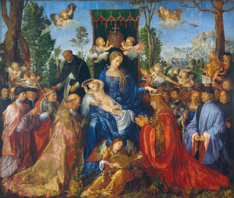 Albrecht Dürer. The feast of the rosary (feast of the rose garlands)