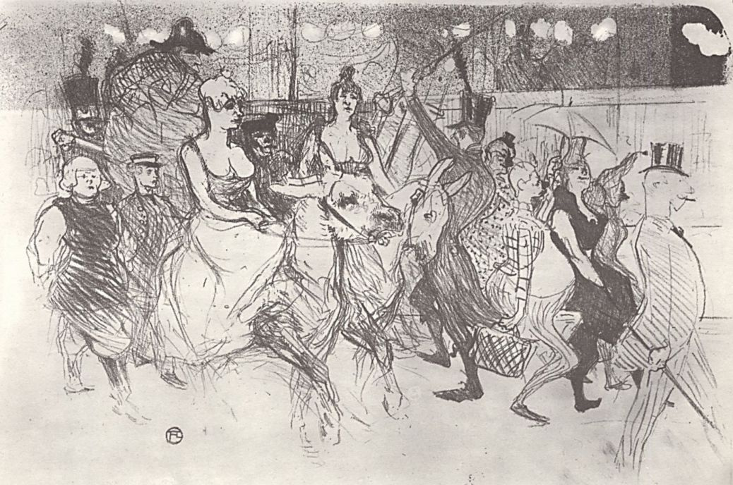 Henri de Toulouse-Lautrec. Gala At The Moulin Rouge