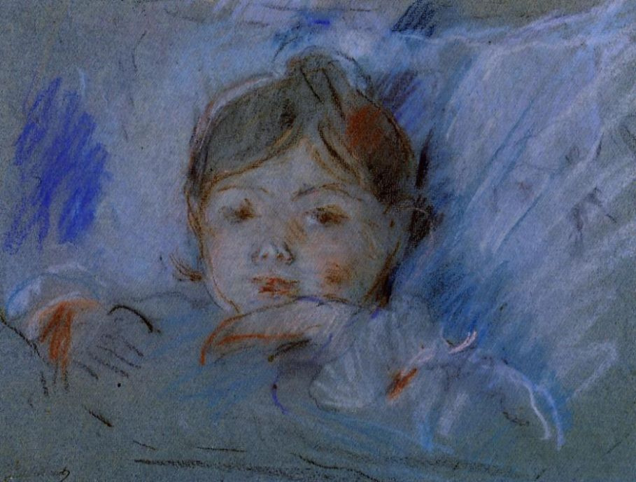 Berthe Morisot. Child In Bed