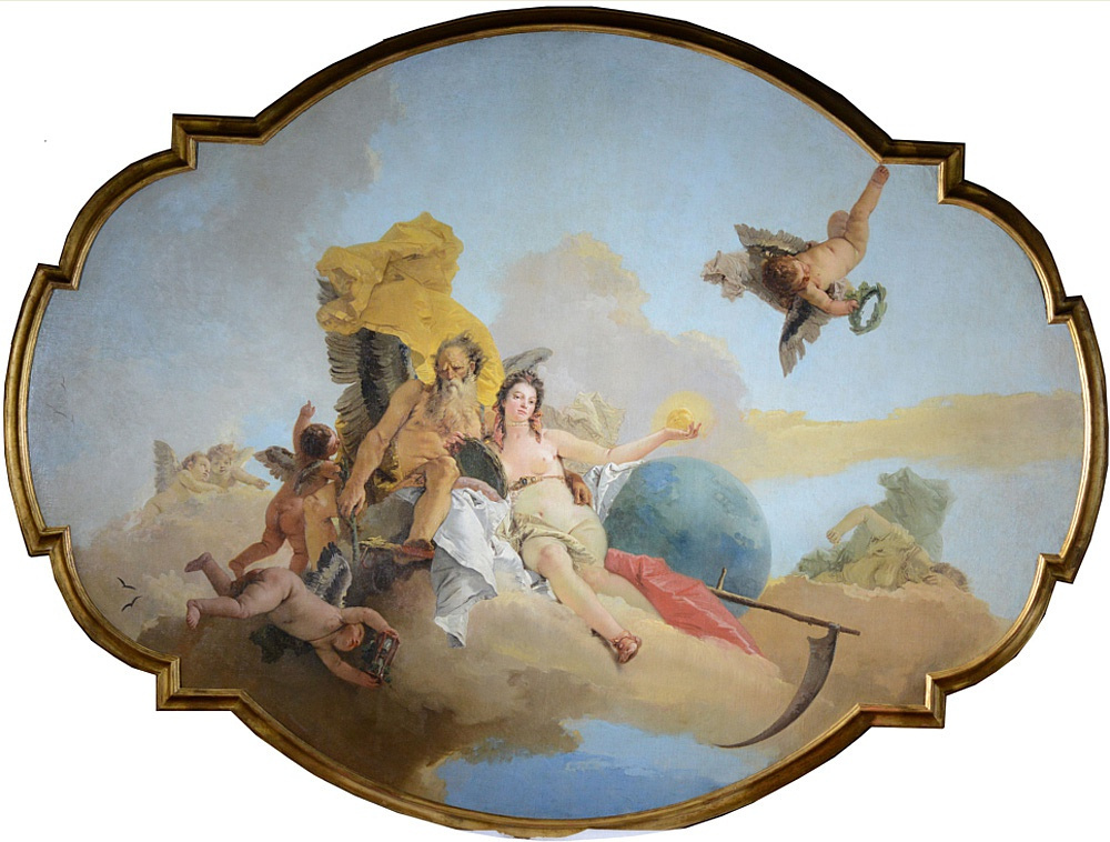 Giovanni Battista Tiepolo. The time that reveals the Truth