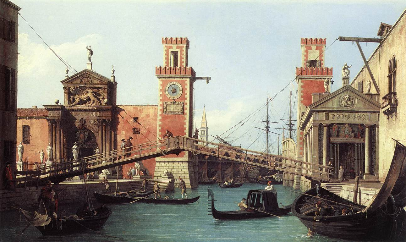 Giovanni Antonio Canal (Canaletto). Venetian Arsenal