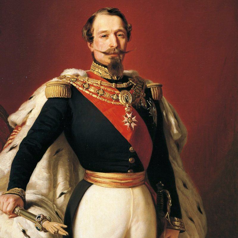 Napoleon III, Emperor of France. Fragment II, 1854, 155×240 cm by Franz ...