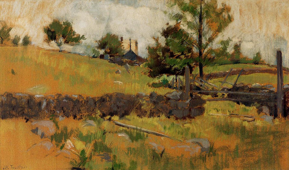 John Henry Twachtman. Spring landscape