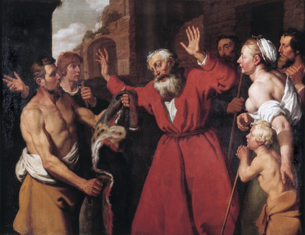 Jacobs Lambert. Jacob shown the bloodstained coat of Joseph